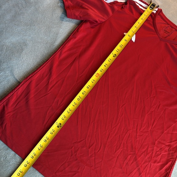 Adidas Aeroready TIRO 23 Training T-Shirt Red Size Large - Picture 12 of 12